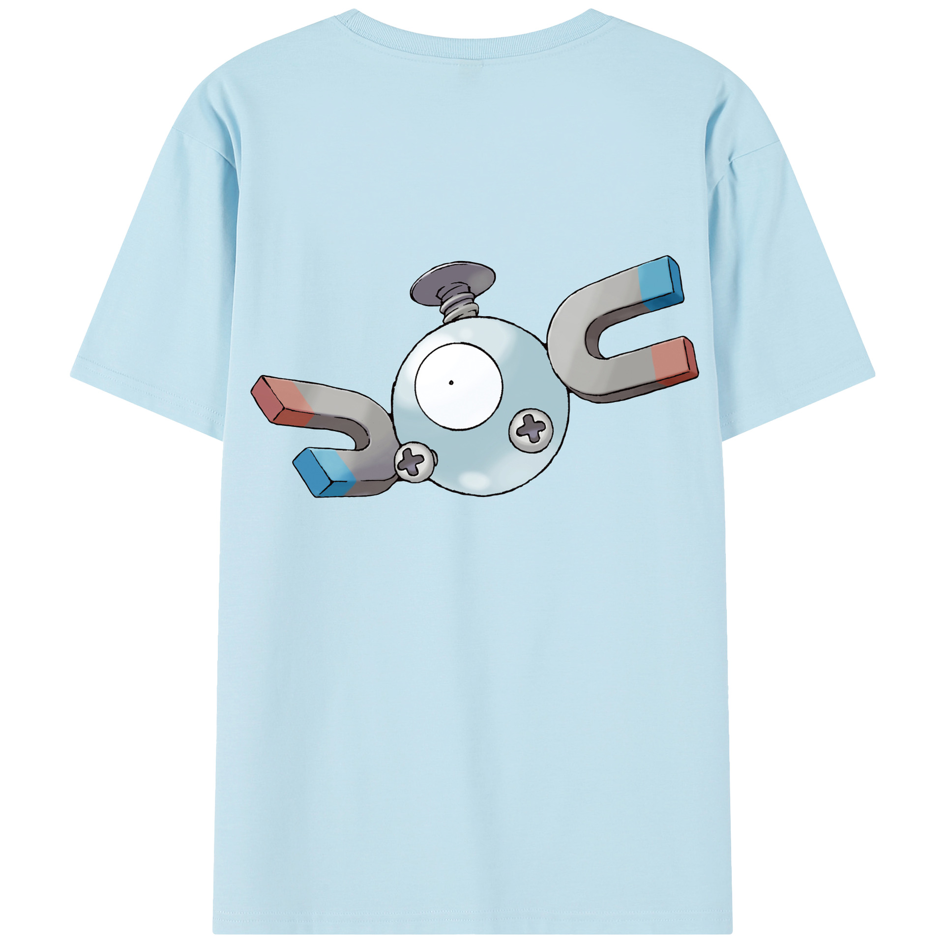 （画像用） ポケットモンスター Pokémon 綿100％半袖Tシャツ（背面プリント）